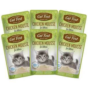 Pack Cat Fest Kitten Mousse Variedades 6u