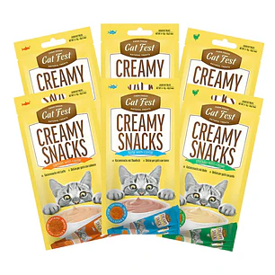 Pack Cat Fest Creamy Caviar Variedades 6u
