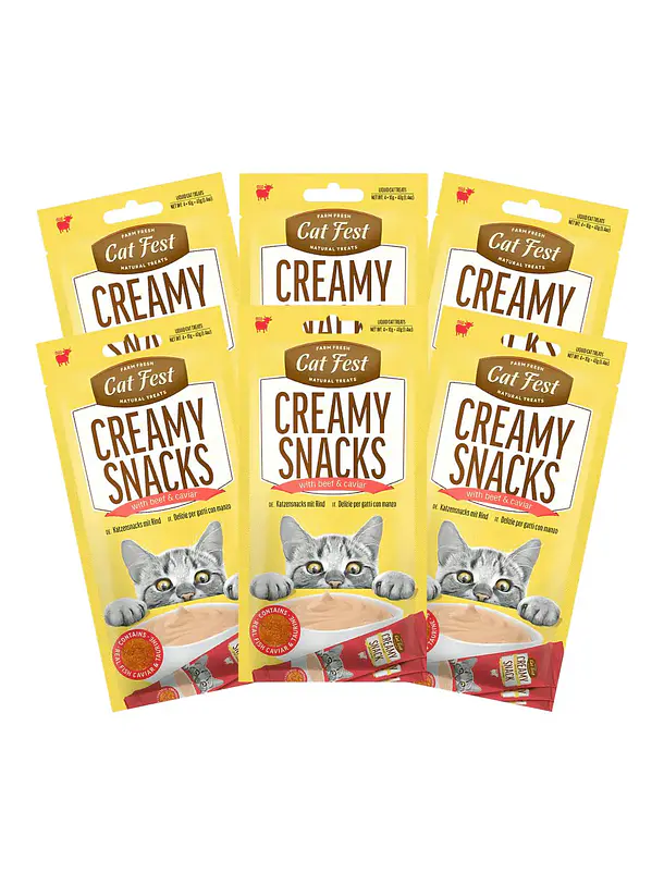 Pack Cat Fest Creamy Caviar Variedades 6u 4