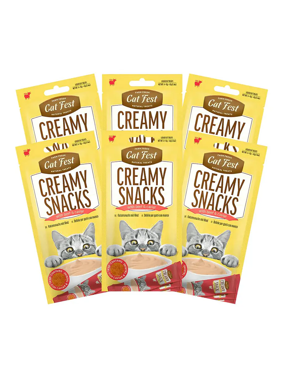 Pack Cat Fest Creamy Caviar Variedades 6u 4
