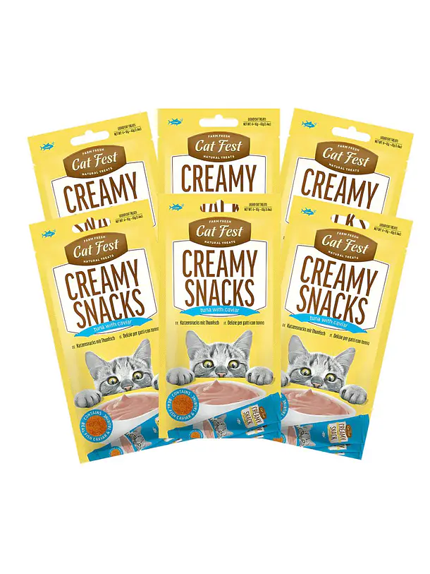 Pack Cat Fest Creamy Caviar Variedades 6u 5