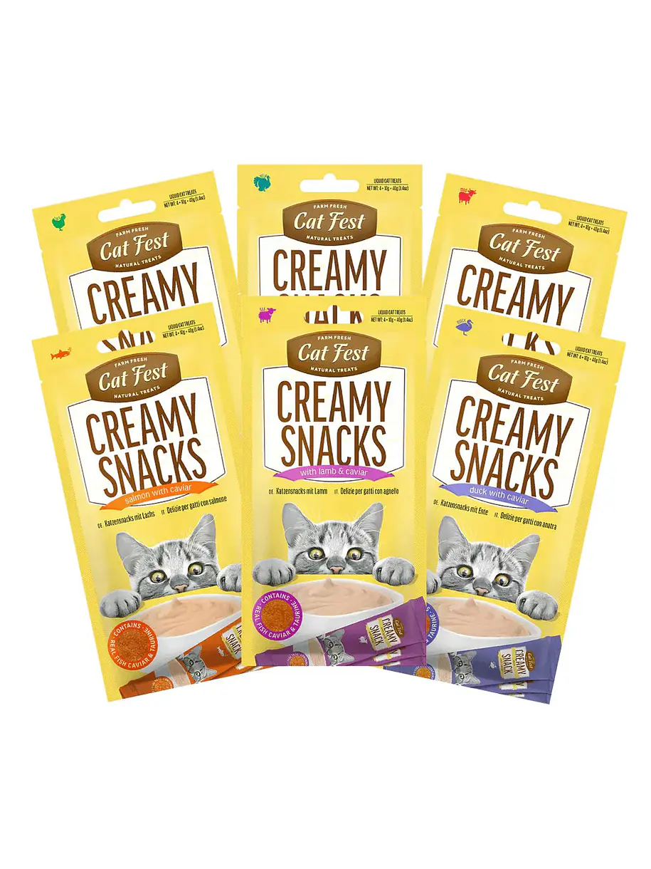 Pack Cat Fest Creamy Caviar Variedades 6u 2