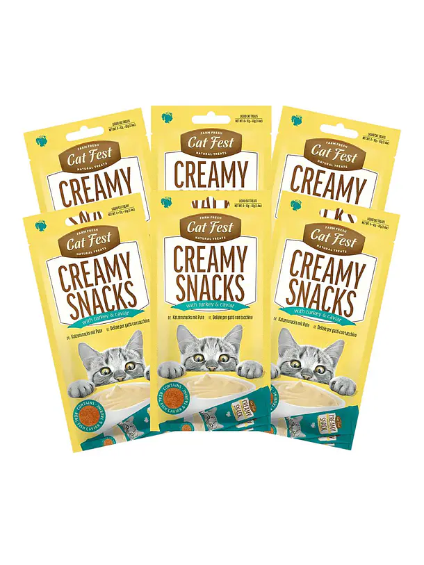 Pack Cat Fest Creamy Caviar Variedades 6u 8