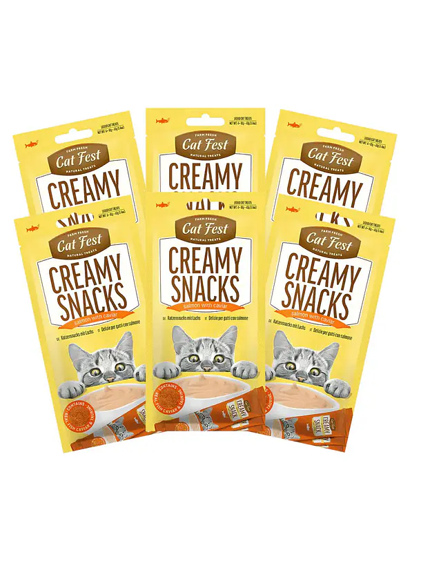 Pack Cat Fest Creamy Caviar Variedades 6u 9