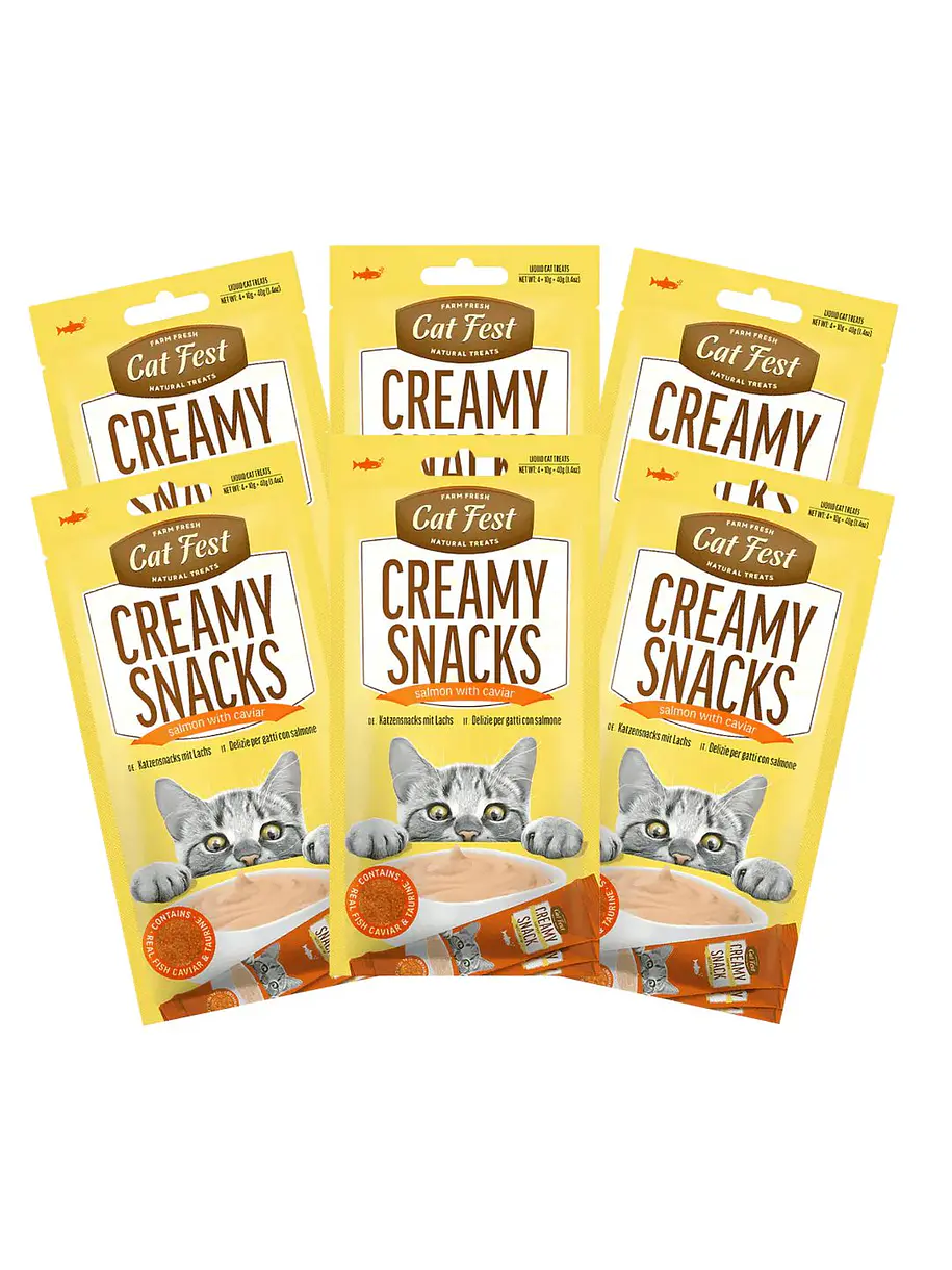 Pack Cat Fest Creamy Caviar Variedades 6u 9