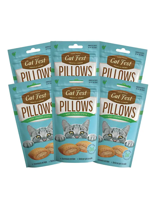 Pack Cat Fest Pillows Variedades 6u 5