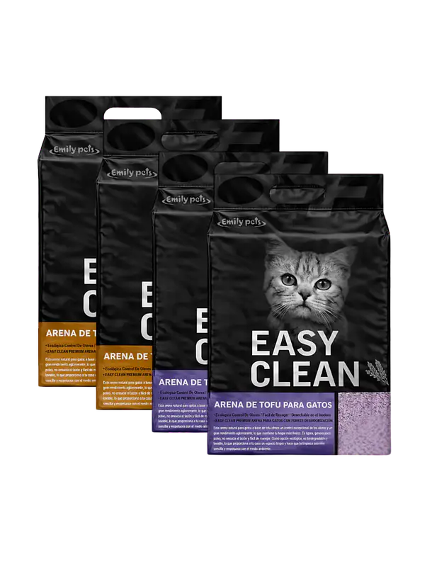 Pack Easy Clean Arena de Tofu Variedades 8Kg 1