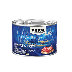 Feral Lata Gato Cordero y Jabalí 200g