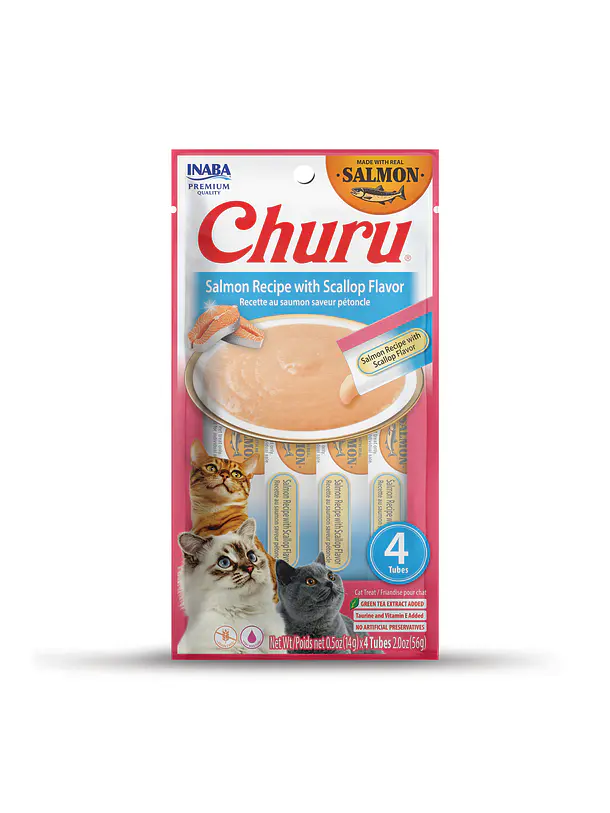 Churu Salmón Ostion 56g 4u 1