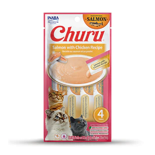 Churu Salmón Pollo 56g 4u