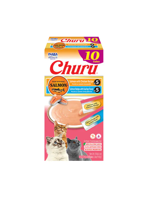 Churu Variedades Salmón Pollo 10u 1