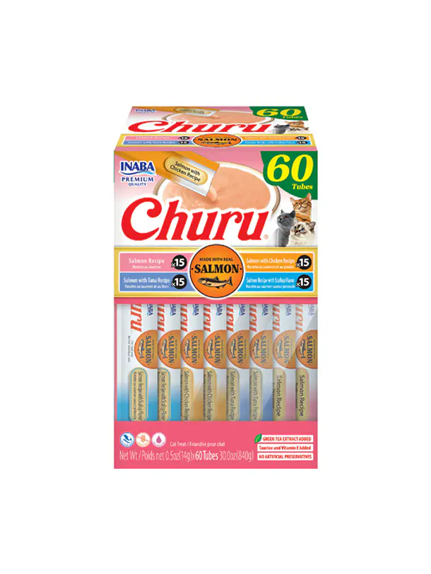 Churu Salmón Variedades Caja 60u 1
