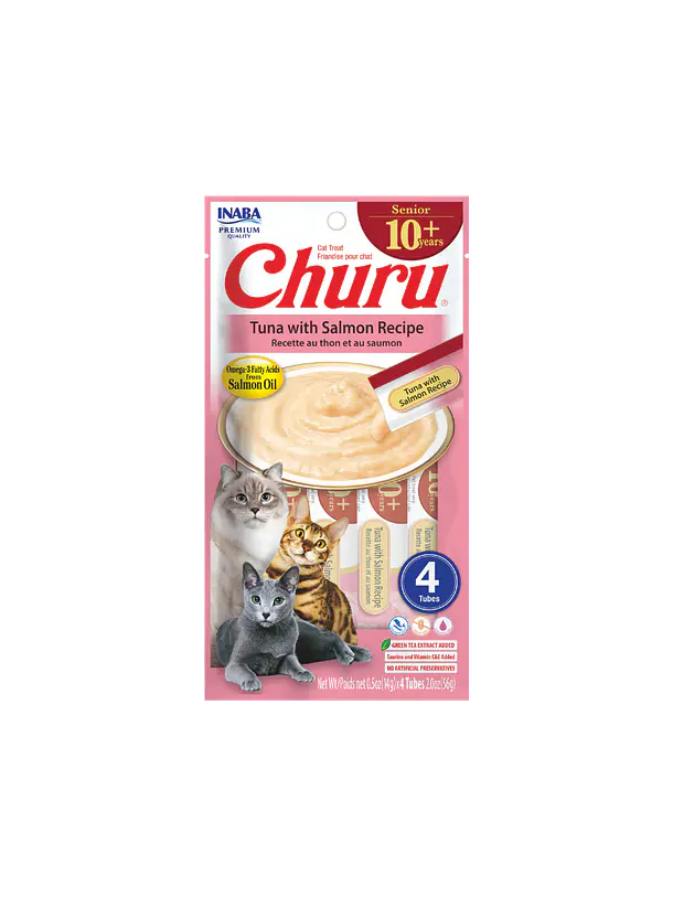 Churu Senior Atún Salmón 56g 4u 1