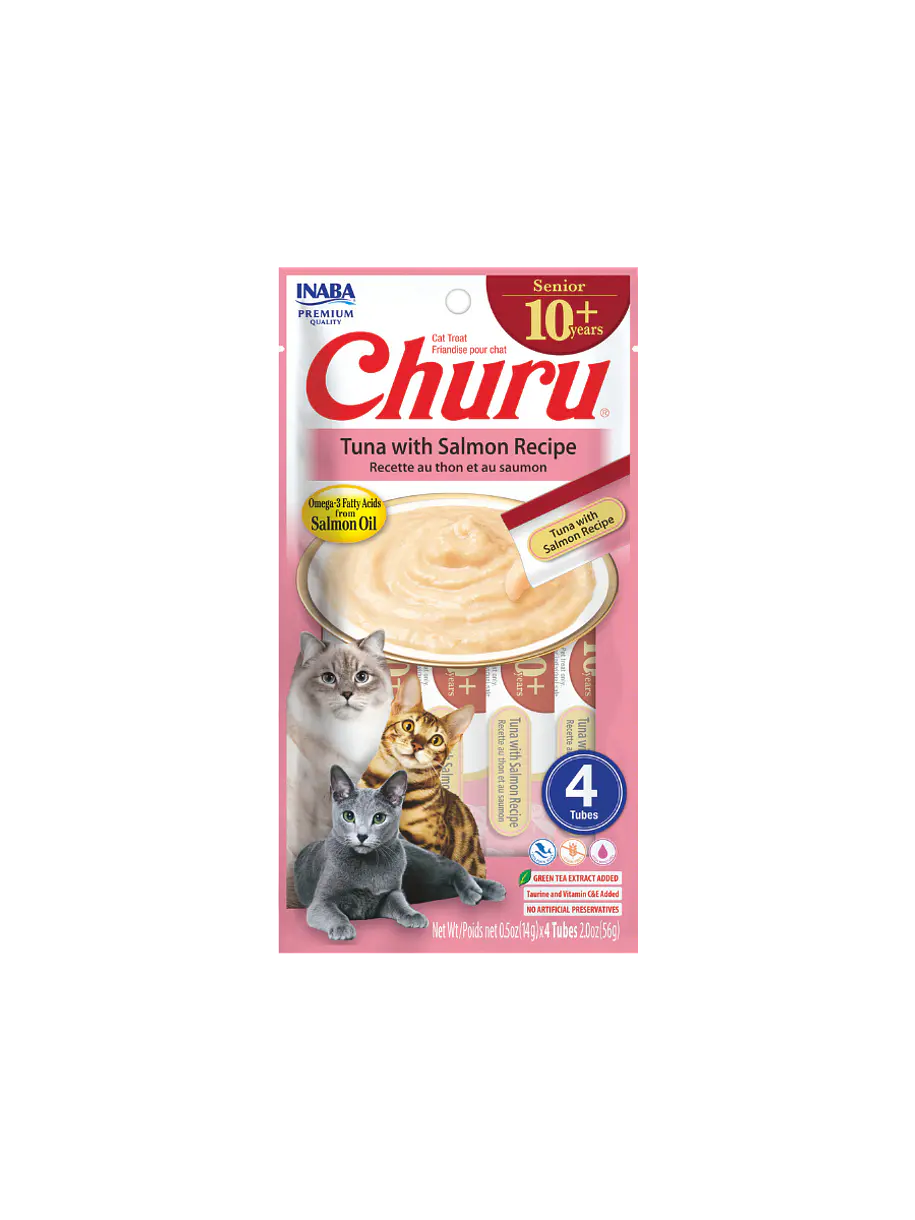 Churu Senior Atún Salmón 56g 4u 1
