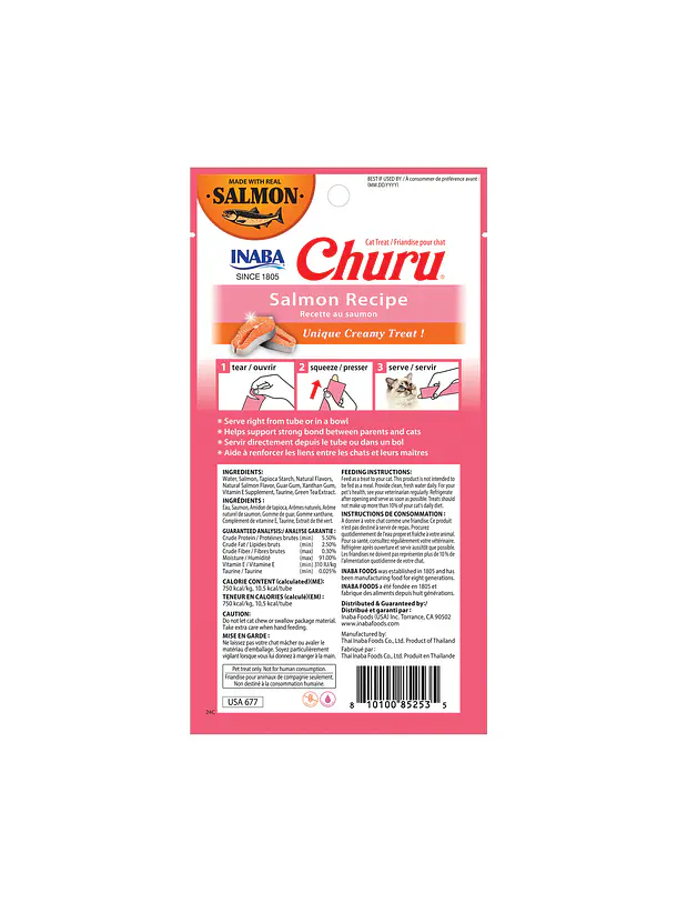 Churu Salmón 56g 4u 2