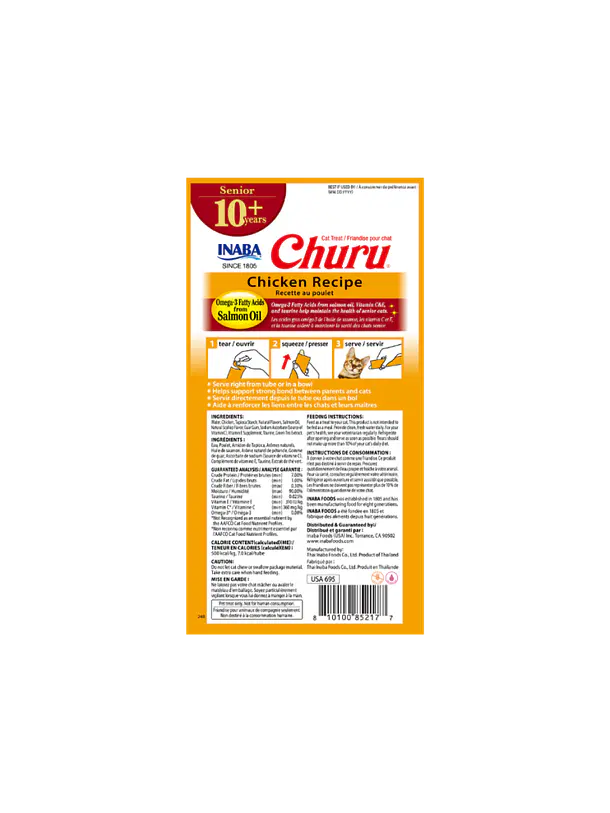 Churu Senior Pollo 56g 4u 2