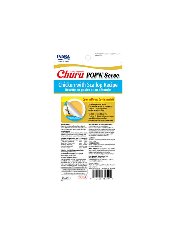 Churu Popn Serve Pollo Ostión 2