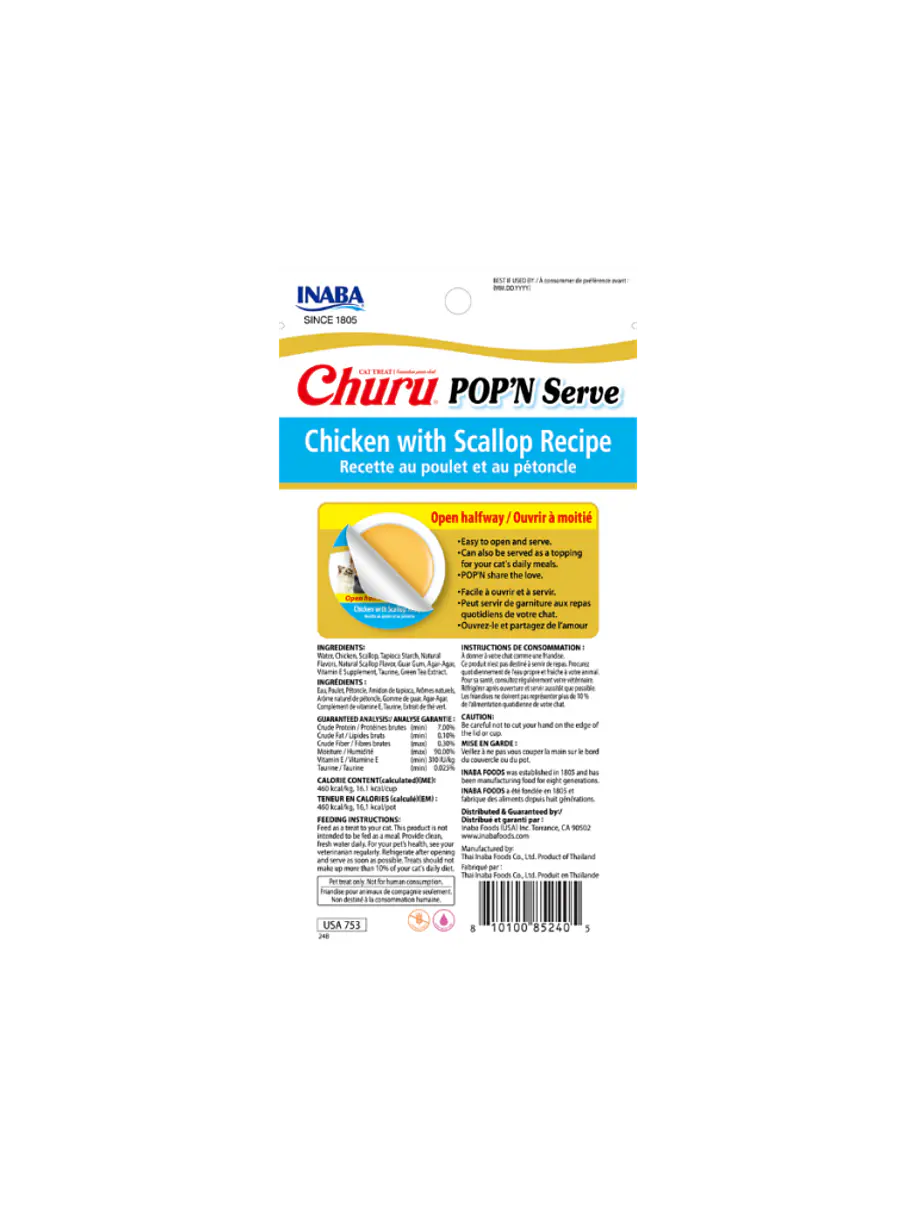 Churu Popn Serve Pollo Ostión 2