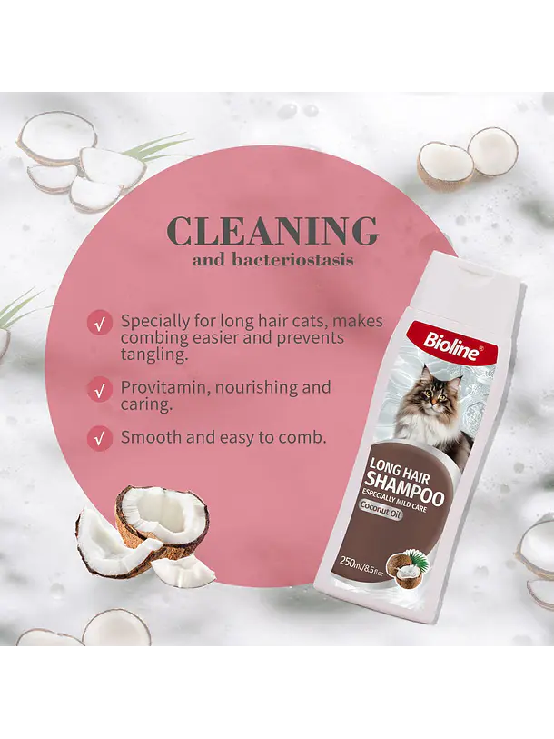 Bioline Long Hair Shampoo 250ml 2