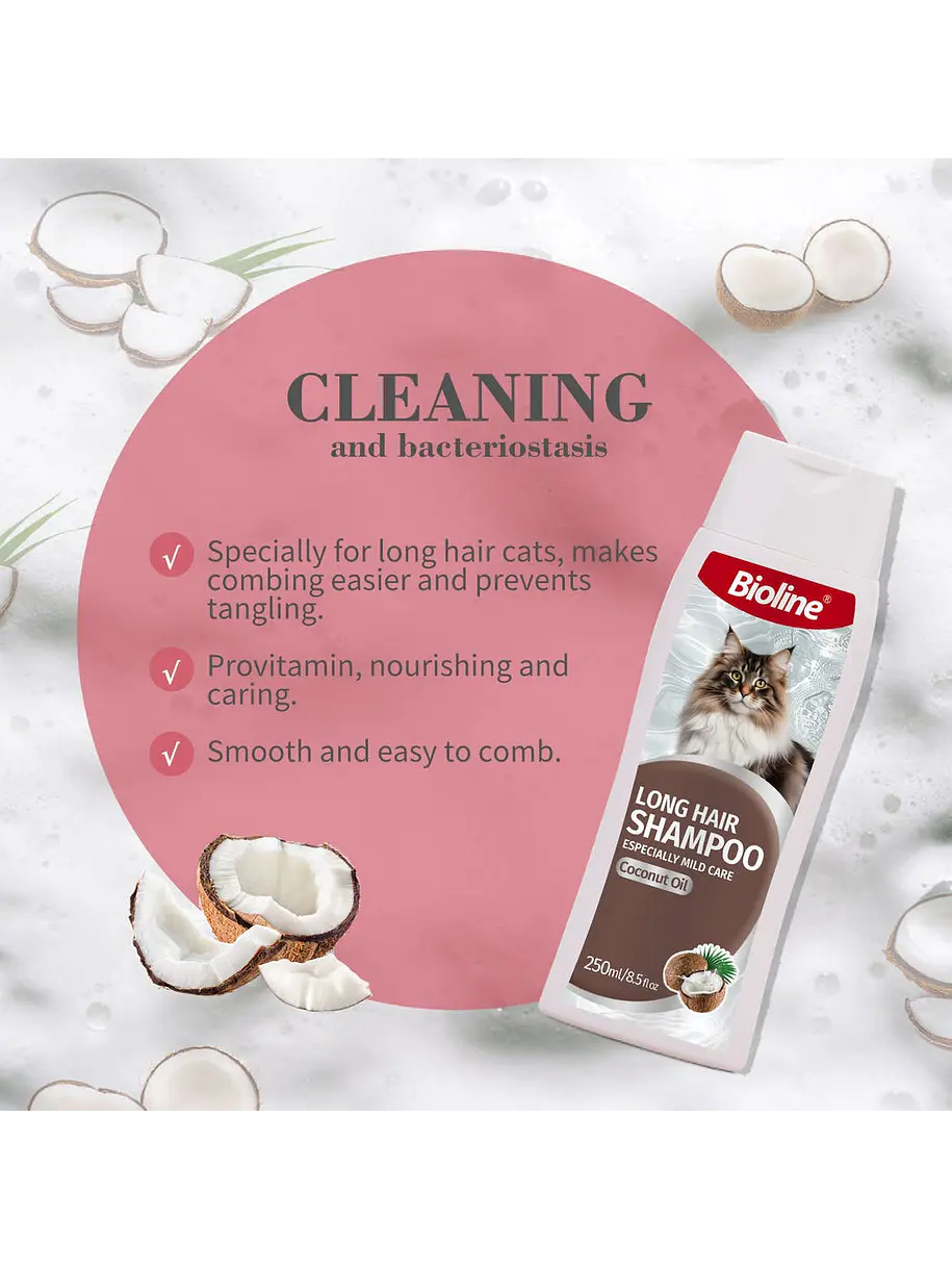 Bioline Long Hair Shampoo 250ml 2