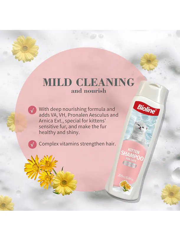 Bioline Kitten Shampoo 200ml 2