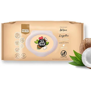 Pet Head Toallitas Húmedas de Coco