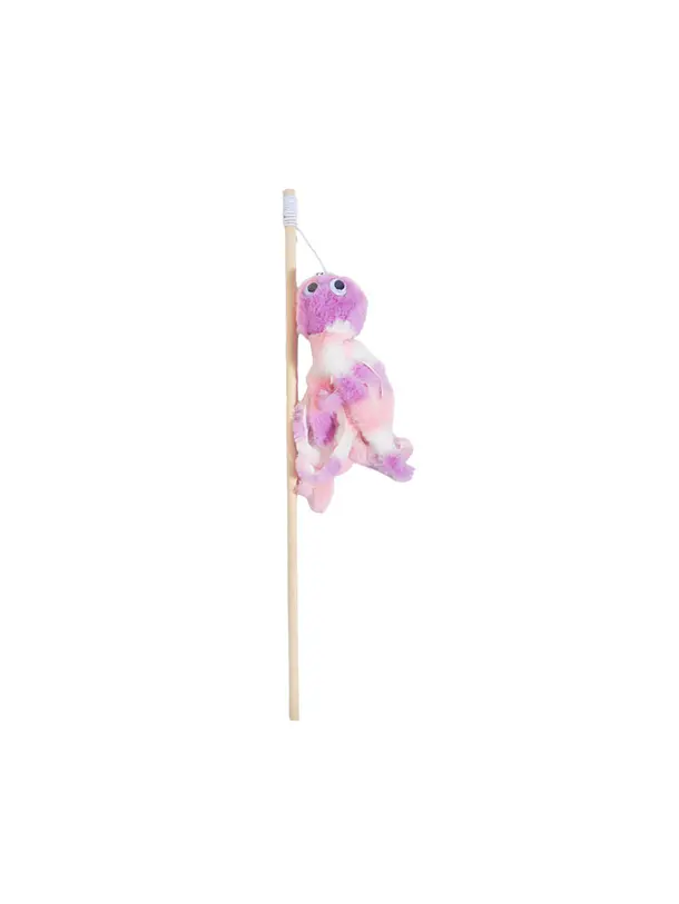 Wonder Cat Varilla Pulpo Color Rosado y Morado 1