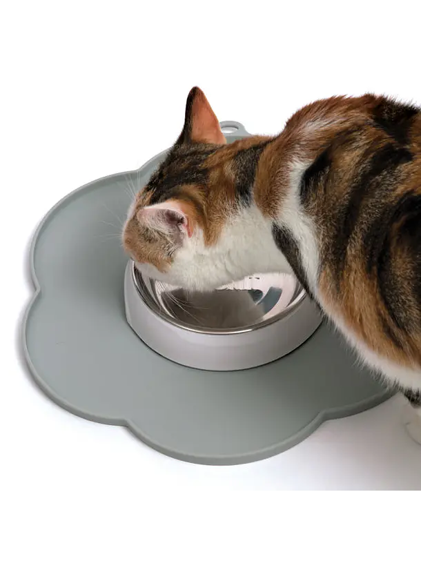 Catit Alfombra Gris Para Fuentes y Platos 1