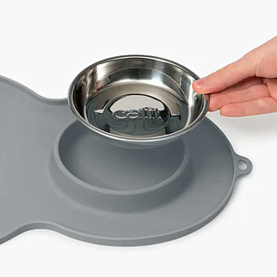 Catit Alfombra Protectora Gris con Plato