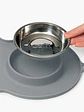 Catit Alfombra Protectora Gris con Plato - Miniatura 1