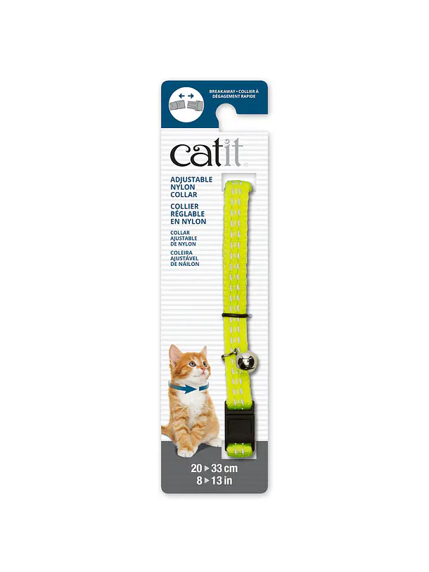 Catit Collar Reflectante Amarillo 1