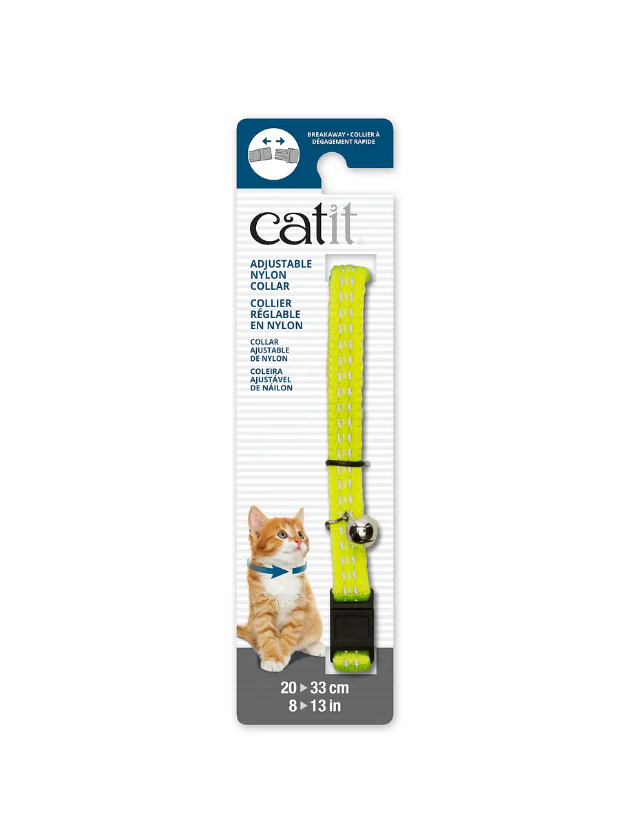 Catit Collar Reflectante Amarillo 1