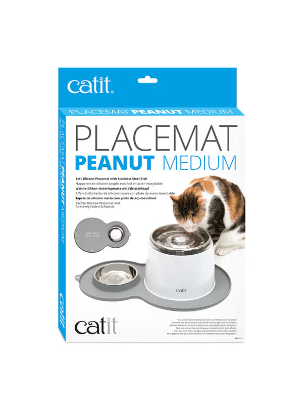 Catit Alfombra Protectora Gris con Plato 4