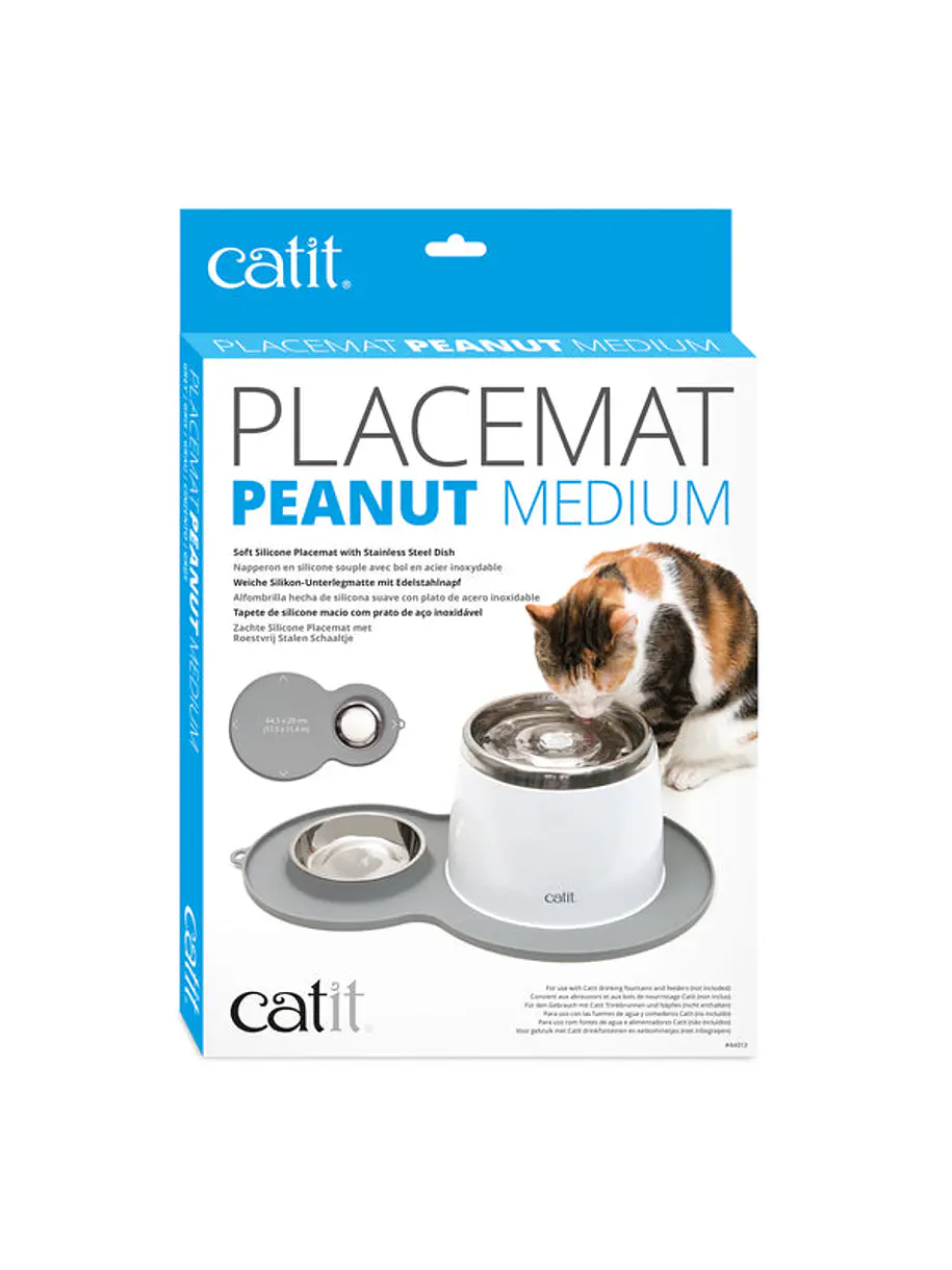 Catit Alfombra Protectora Gris con Plato 4