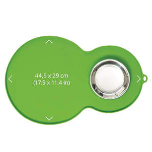 Catit Alfombra Protectora Verde con Plato