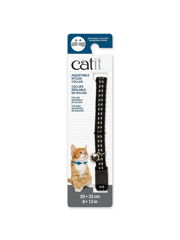 Catit Collar Reflectante Negro 1