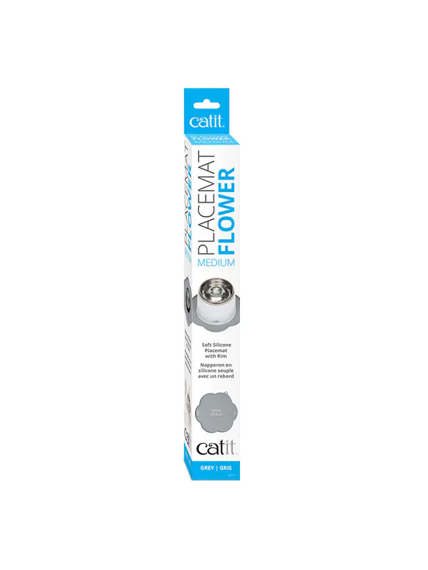 Catit Alfombra Gris Para Fuentes y Platos 3