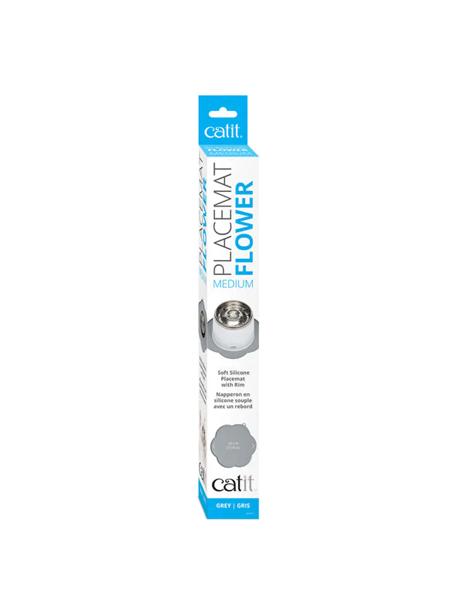 Catit Alfombra Gris Para Fuentes y Platos 3