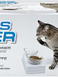 Catit Comedero Doble de Vidrio con Base Blanca - Miniatura 3