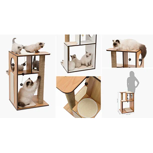 Catit Vesper Box Large Nogal Rascador