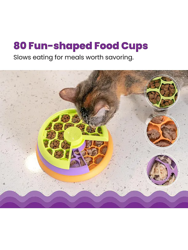 Nina Ottoson CatstagesLickin Layers Comedero Puzzle 2