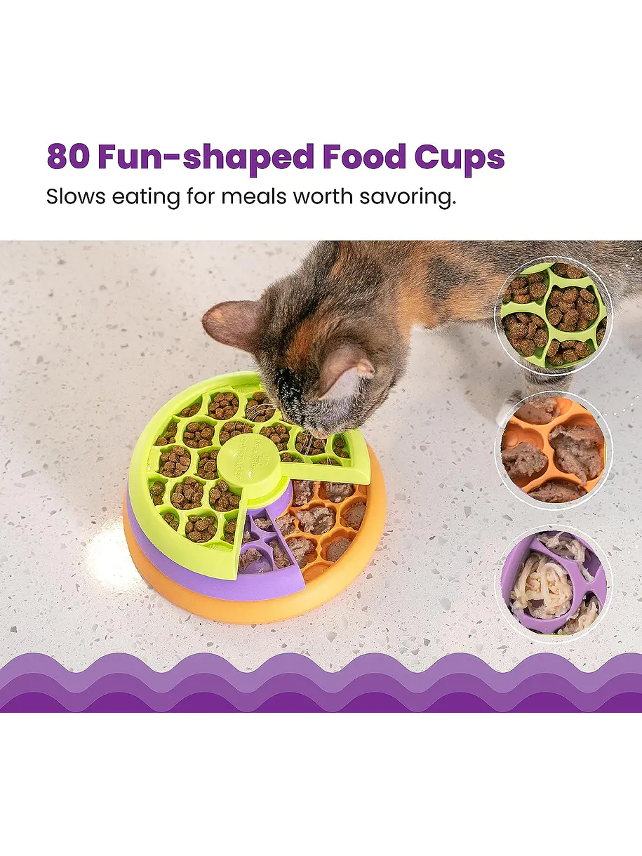 Nina Ottoson CatstagesLickin Layers Comedero Puzzle 2
