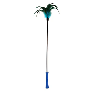 Gigwi Feather Teaser Varilla Plumas Azul con Negro