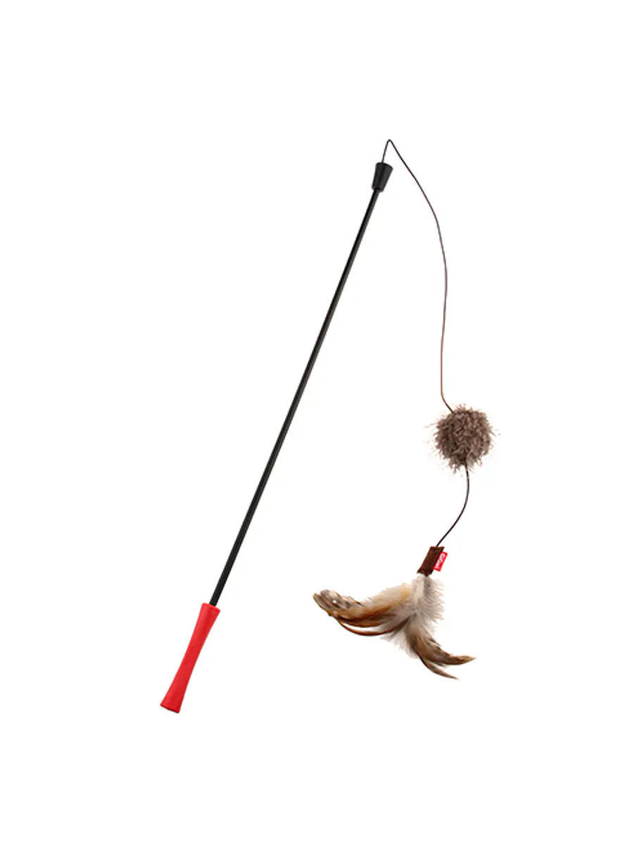 Gigwi Feather Teaser Varilla Pelota con Plumas 1