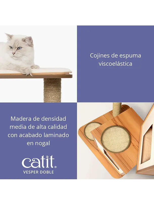 Catit Vesper Double Nogal Rascador 8