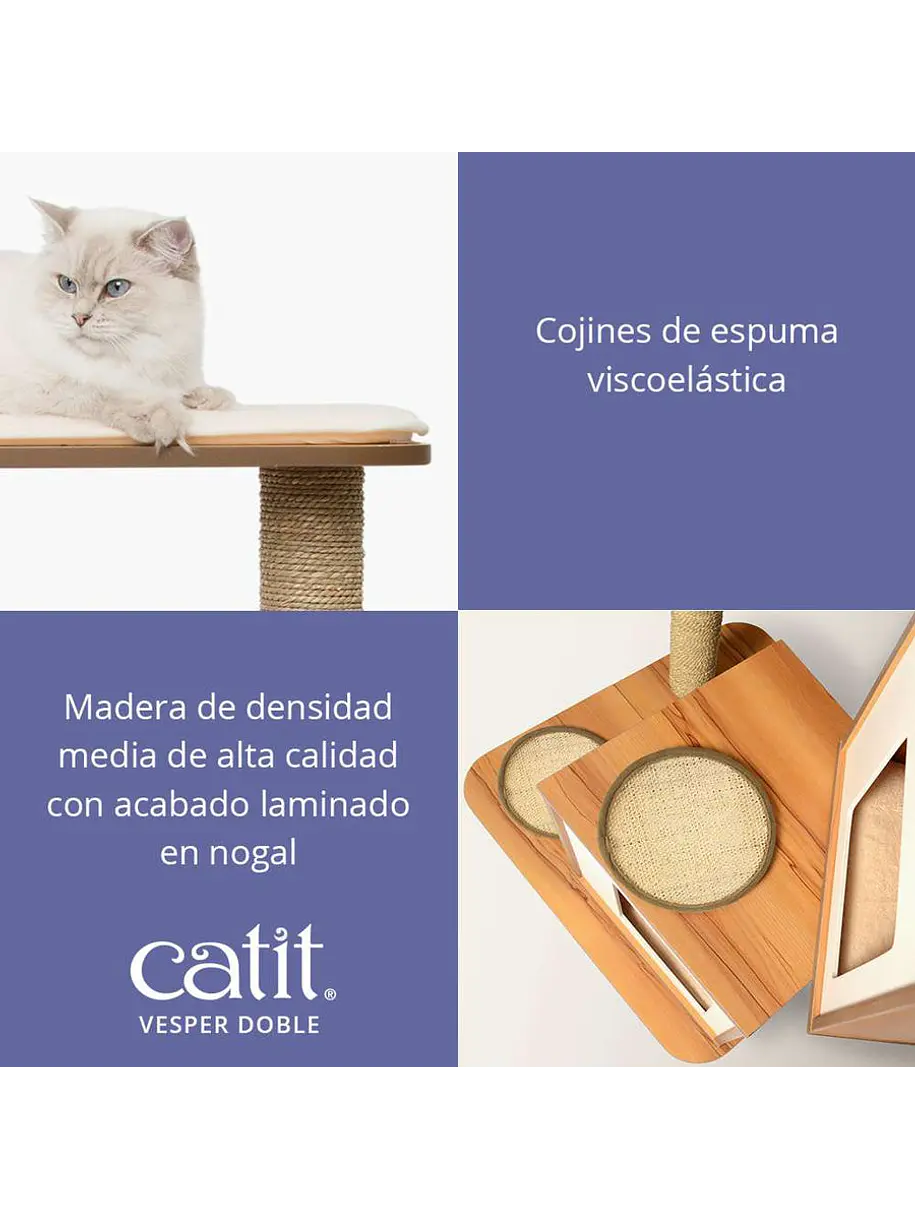 Catit Vesper Double Nogal Rascador 8