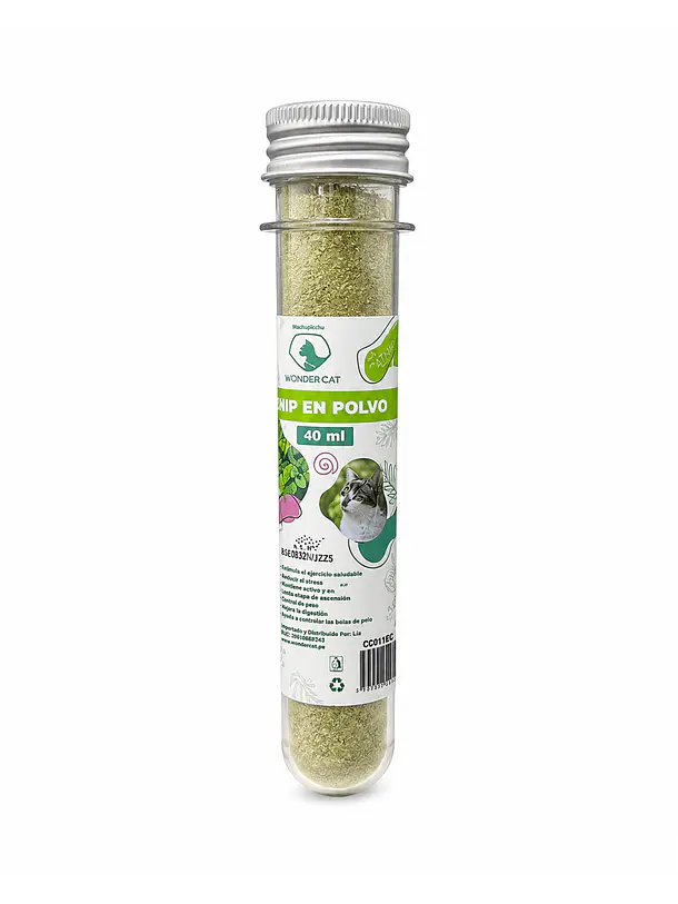 WonderCat Tubo de Catnip en Polvo 40ml 1