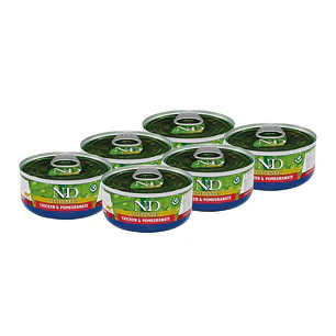 N&D Lata Gatos Pack Variedades 6u