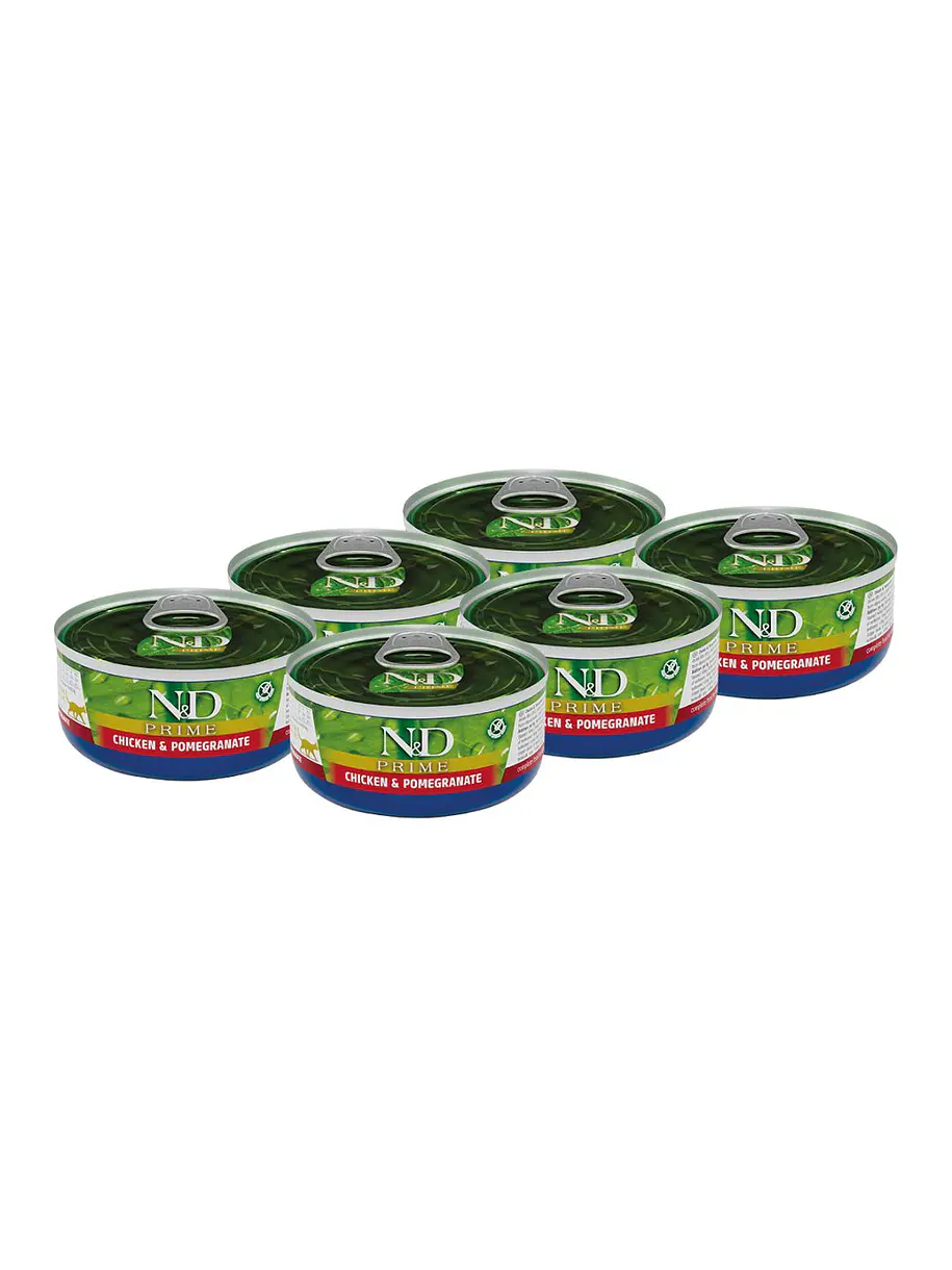 N&D Lata Gatos Pack Variedades 6u 2