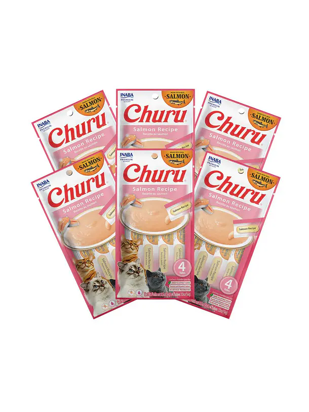 Churu Salmón Pack 6 Unidades 24 Tubos 1
